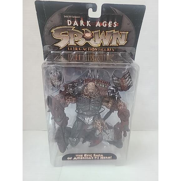 Rare 1990's Dark Ages Spawn The Black Knight Collector Figure - Picture 1 of 5